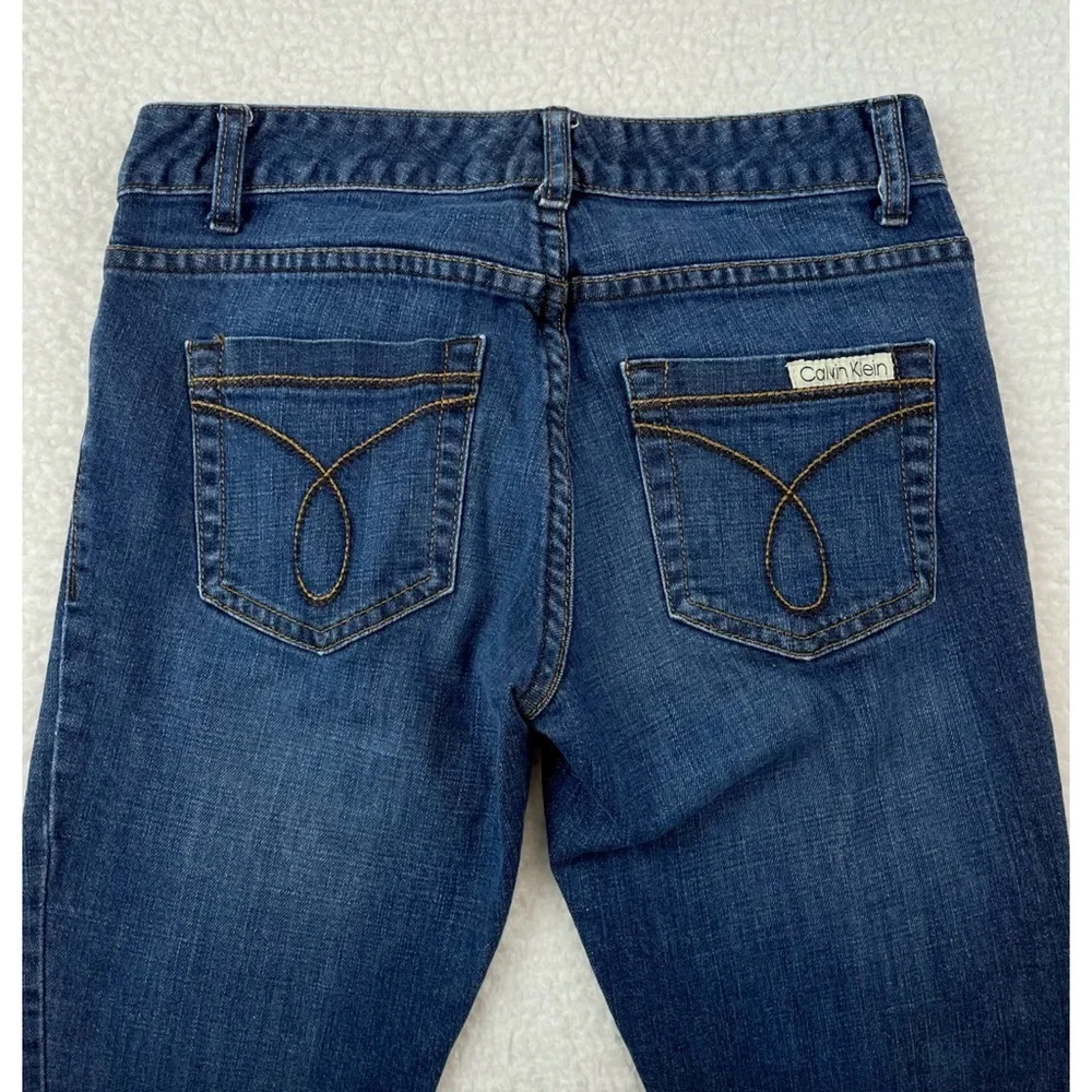 CALVIN KLEIN JEANS • Dark Wash Skinny Jeans, 6P - Picture 6 of 10